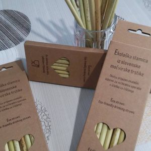 Ekološka slamica iz slovenske močvirske trstike - v pripravi oktobra 2025