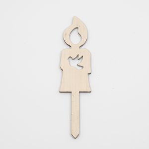 Ekološka svečka – spominčica golobček iz lesa gorskega javorja